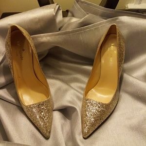 Kate Spade NewYork Licorice Glitter Pump